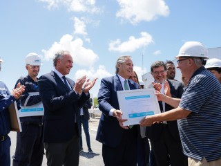 Alberto Fernández inauguró las obras de la Central Térmica en Ensenada que amplían 50% la capacidad de generación de energía eléctrica