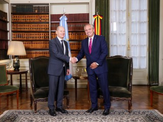 Alberto Fernández: “Coincidimos con Scholz en potenciar el multilateralismo en un mundo que otra vez tiende a bipolarizarse”