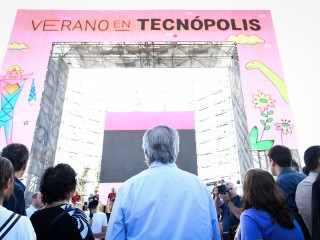 El presidente encabezó la apertura del ciclo Verano en Tecnópolis - Atardeceres 2023