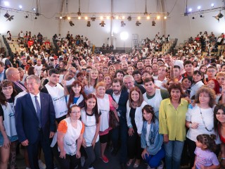 El presidente inauguró la nueva Torre de Desarrollo Académico de la Universidad Nacional de San Martín