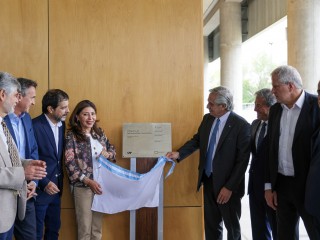 El presidente inauguró la nueva Torre de Desarrollo Académico de la Universidad Nacional de San Martín