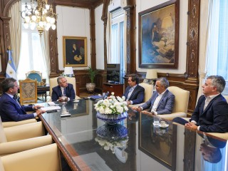 El presidente se reunió con empresarios vitivinícolas