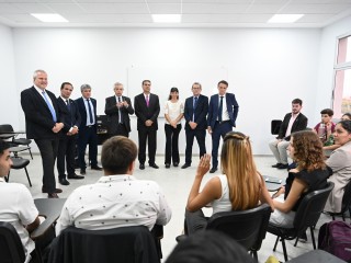   El presidente inauguró el primer edificio propio de la Facultad de Artes, Diseño y Ciencias de la Cultura de la Universidad Nacional del Nordeste, en Resistencia