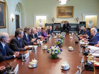 El presidente mantuvo una reunión bilateral con su par de los Estados Unidos, Joseph Biden