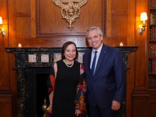 El presidente se reunió con Susan Segal y líderes empresariales del Council of the Americas