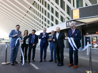 El presidente inauguró la nueva terminal de partidas del Aeropuerto Internacional de Ezeiza