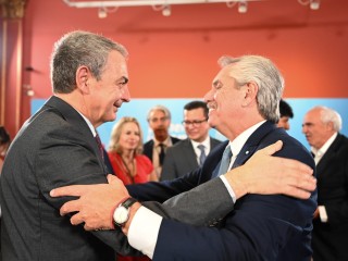 El presidente recibió a las y los miembros del Grupo de Puebla que participarán del III Foro Mundial de Derechos Humanos