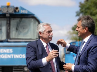 El presidente encabezó la última prueba de las obras para restituir el tren a Mendoza luego de 30 años sin servicio