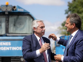 El presidente encabezó la última prueba de las obras para restituir el tren a Mendoza luego de 30 años sin servicio