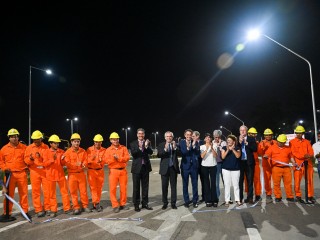  El presidente inauguró la Travesía Urbana de la Ruta Nacional 11 en Chaco