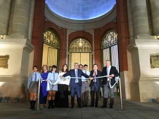 El presidente inauguró las obras de ampliación y puesta en valor de la Escuela Centenario en Santiago del Estero