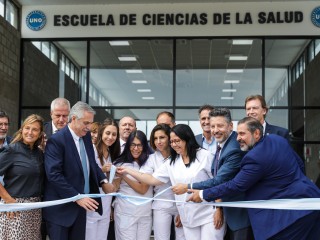 El presidente inauguró el primer edificio del nuevo campus de la Universidad Nacional del Oeste