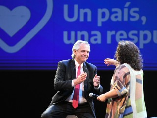 El presidente cerró el encuentro nacional Un país, una respuesta en el CCK