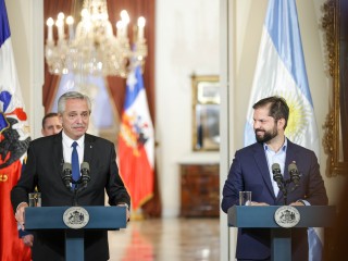Los presidentes Alberto Fernández y Gabriel Boric reafirmaron la importancia de la relación estratégica entre Argentina y Chile