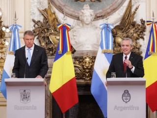 El presidente Alberto Fernández se reunió con su par de Rumania, para fortalecer la relación bilateral