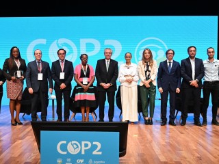 El presidente inauguró la segunda reunión de la Conferencia de las Partes del Acuerdo de Escazú