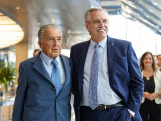 El presidente inauguró la nueva terminal de partidas del Aeropuerto Internacional de Ezeiza