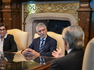 El presidente se reunió con el ministro del Interior de España