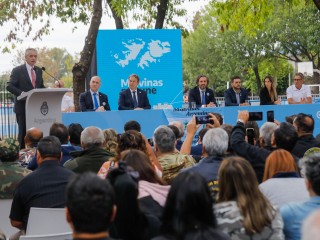 Alberto Fernández convocó a fortalecer el compromiso con Malvinas y a seguir alzando la voz hasta que el mundo nos escuche