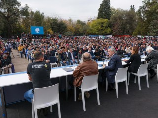 Alberto Fernández: “Están los que piensan que el trabajo es un costo y los que pensamos que el trabajo es un insumo central para el desarrollo económico”
