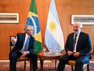 El presidente Alberto Fernández se reunió con su par de Brasil Luiz Inácio Lula da Silva