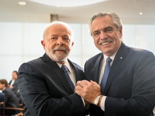 El presidente Alberto Fernández se reunió con su par de Brasil Luiz Inácio Lula da Silva