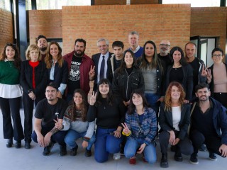 El presidente inauguró dos nuevos edificios en la Universidad Nacional de Lanús