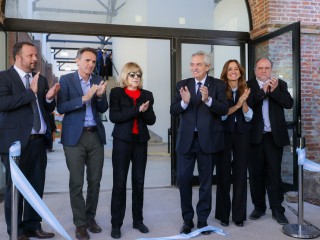 El presidente inauguró dos nuevos edificios en la Universidad Nacional de Lanús