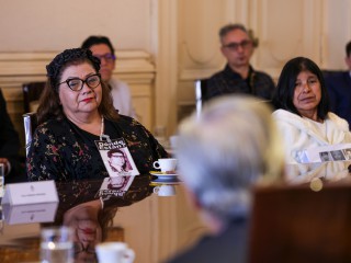 El presidente se reunió con representantes de familiares de detenidos-desaparecidos de Latinoamérica
