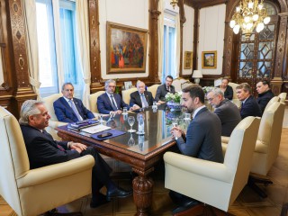 El presidente se reunió con el gobernador de Rio Grande do Sul