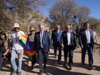 El presidente habilitó el proceso licitatorio de la presa Río Hondo – El Shincal
