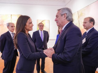 El presidente se reunió con la diputada de los Estados Unidos Alexandria Ocasio-Cortez