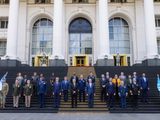 El presidente inauguró la lI Conferencia de América Latina y del Caribe sobre Operaciones de Paz de la ONU