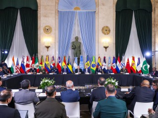 El presidente inauguró la lI Conferencia de América Latina y del Caribe sobre Operaciones de Paz de la ONU