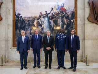El presidente inauguró la lI Conferencia de América Latina y del Caribe sobre Operaciones de Paz de la ONU