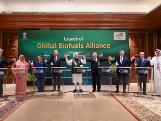 El presidente participó del lanzamiento de la Alianza Global de Biocombustibles