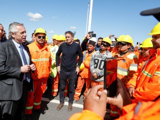 Alberto Fernández: “Somos el gobierno que en 4 años más obra pública hizo en la Argentina”