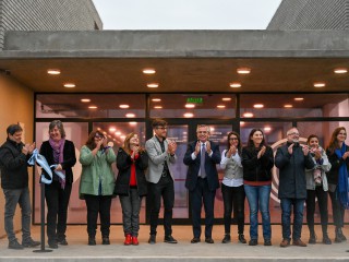 El presidente inauguró el nuevo Centro Territorial Integral de Políticas de Género y Diversidad de Morón