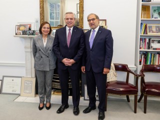 El presidente se reunió con la presidenta y CEO del Council of the Americas, Susan Segal