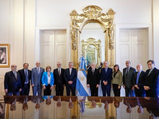 El presidente recibió a integrantes de instituciones armenias de Argentina