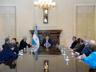 El presidente recibió a integrantes de instituciones armenias de Argentina