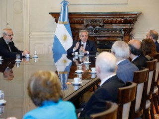 El presidente recibió a integrantes de instituciones armenias de Argentina