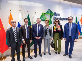 El presidente se reunió con Dilma Rousseff para oficializar la integración de Argentina al Nuevo Banco de Desarrollo de los BRICS
