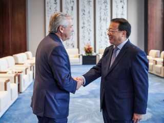El presidente se reunió con el Alcalde de la ciudad de Shanghái