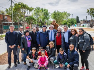 El presidente recorrió el entubamiento del Arroyo Jiménez, que se transformó en un nuevo espacio público para la comunidad de Florencio Varela