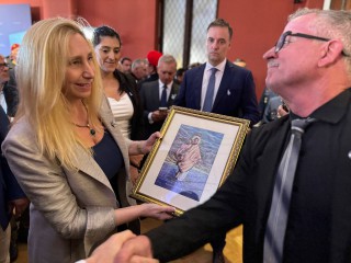 The National Government named a historic room in the Casa Rosada Heroes of Malvinas