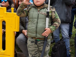 Histórico cambio de guardia con los Regimientos de Granaderos, Patricios y General Iriarte en Plaza de Mayo