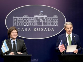Declaración conjunta del Presidente Javier Milei y el Secretario del Tesoro de los Estados Unidos, Scott Bessent, en Casa Rosada