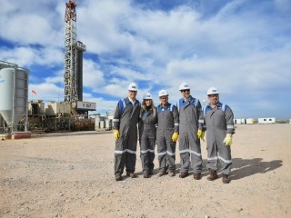 The Secretary-General, Karina Milei, visited Vaca Muerta