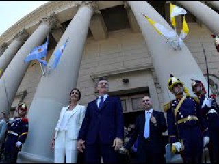 Mauricio Macri asistió a un Oficio Religioso en la Catedral de Buenos Aires.